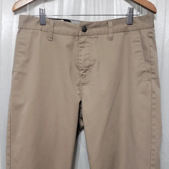Volcom Men's Sz 30 Frickin Chino Pants Khaki - Picture 4 of 15